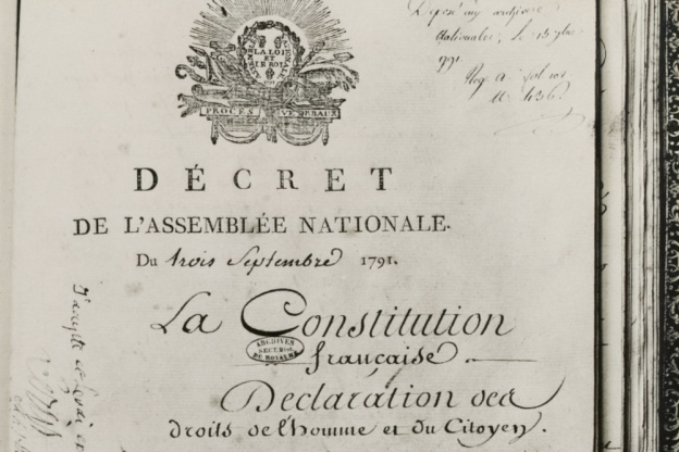 Éphéméride du 3 septembre à Paris : L'adoption de la première Constitution française à Paris