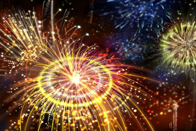 Feu d'artifice du 14 Juillet 2018 aux Ulis (91)