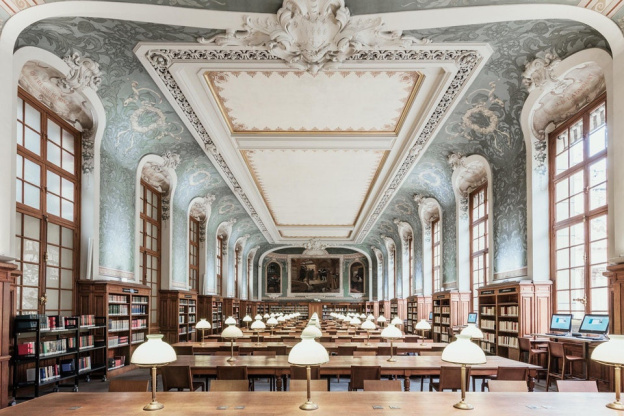 La Bibliothèque de la Sorbonne, dans le 5e arrondissement