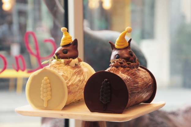 Bûche de Noël 2018 by la Mutinerie Chocolaterie