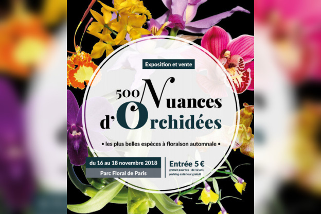 Exposition-vente d'orchidées au Parc Floral de Paris