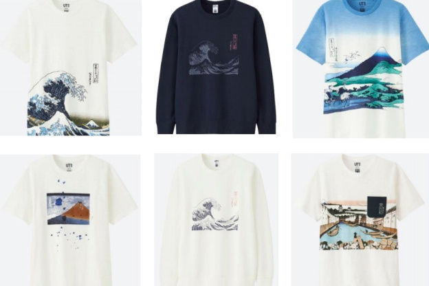 Une collection Hokusai Blue chez Uniqlo 