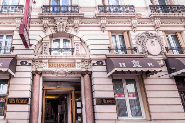 Réouverture fin 2019 de l'hôtel Richmond Opéra