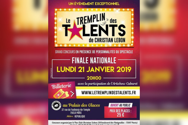 Le Tremplin des Talents 2019 au Palais des Glaces