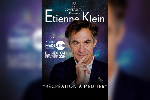 Conférence du physicien Etienne Klein sur le cerveau au Théâtre de la Madeleine