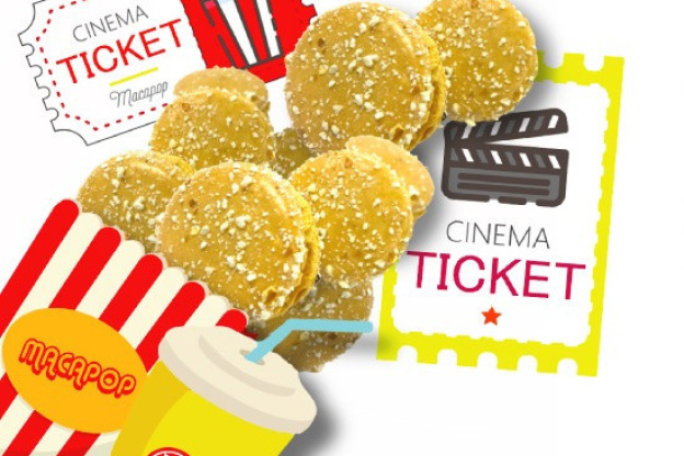 Distribution de macarons Dalloyau pour le Printemps du Cinéma 2019