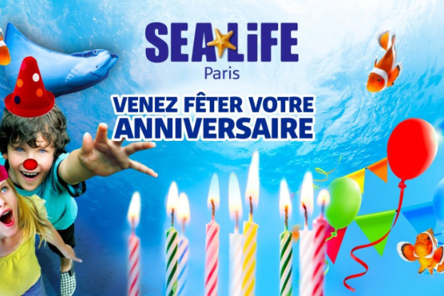 Des journées d'anniversaire pour les enfants chez Sea Life Paris