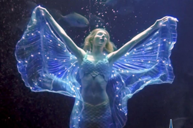 Les Trois Chants de la Sirène, le nouveau spectacle de Claire la sirène à l’Aquarium de Paris