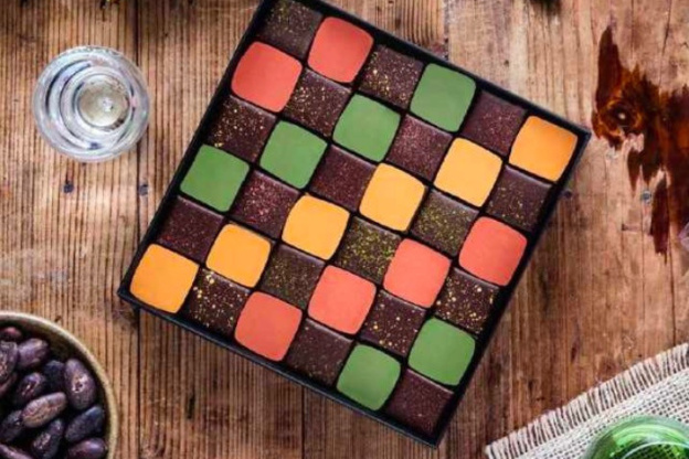 La nouvelle collection chocolats x spiritueux d'Edwart Chocolatier 