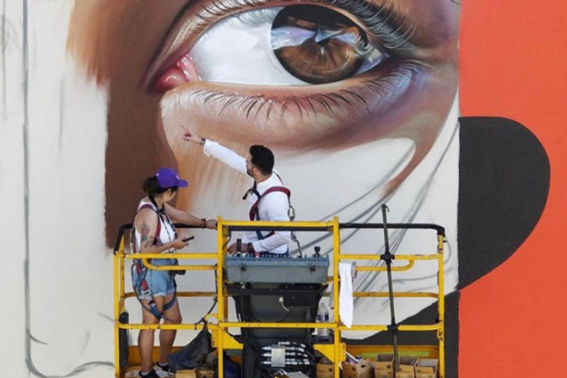 Le street artist Belin va réaliser une œuvre monumentale en live