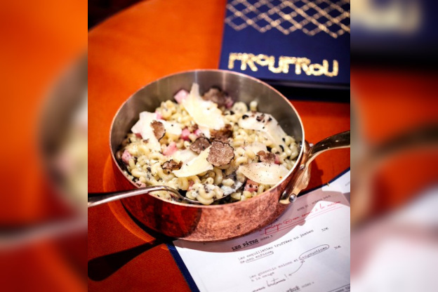 La recette des coquillettes truffées de Juan Arbelaez