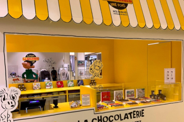 Un bar à chocolat by Pierre Marcolini au Bon Marché Rive Gauche