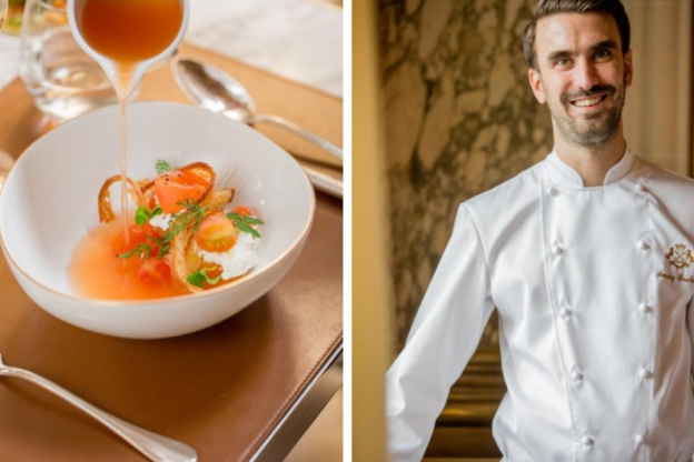 Amaury Bouhours, nouveau chef du restaurant Dali au Meurice