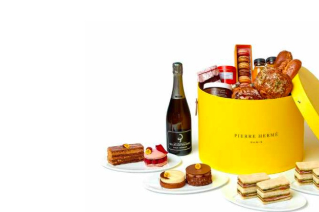 Les boites à gourmandises de Pierre Hermé en livraison