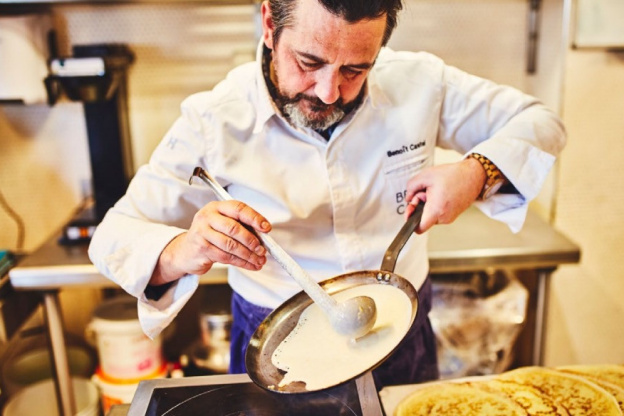 La recette des crêpes de Benoit Castel