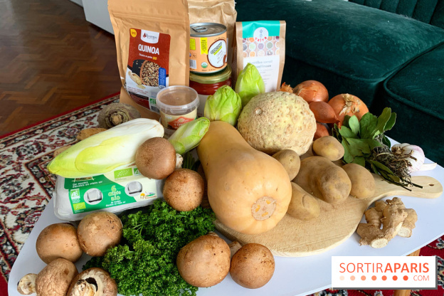 Le Campanier, un panier pour cuisiner 5 recettes bio et de saison, en livraison