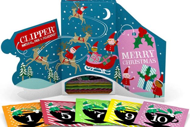 Le calendrier de l'Avent 2021 100% thé de Clipper