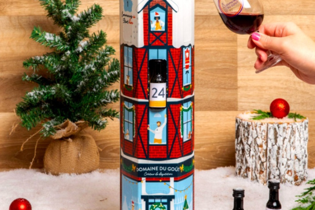 Le calendrier de l'Avent 2021 spécial vin bio du Domaine du Goût 