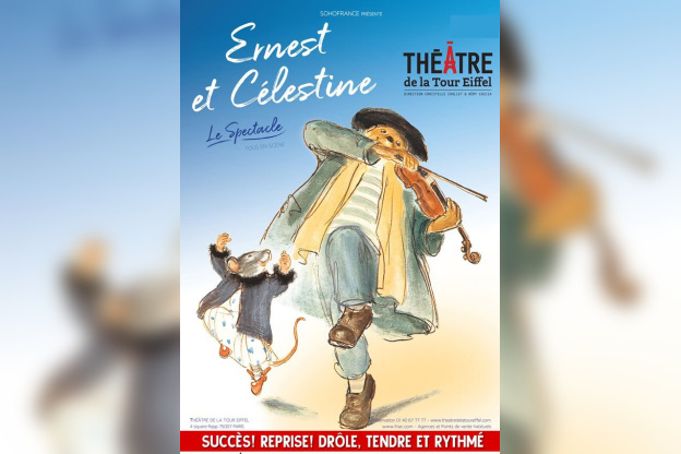 Ernest et Célestine, le spectacle familial et musical au théâtre de la Tour Eiffel