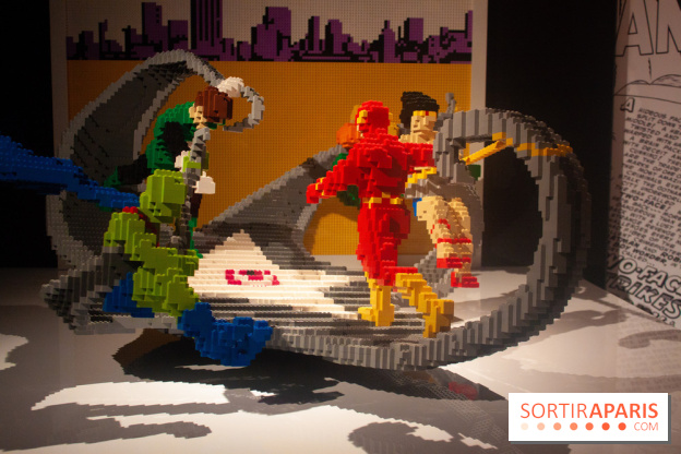 L'exposition LEGO des Super-Heros DC à la Villette