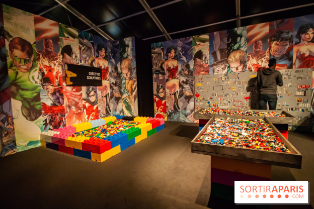 L'exposition LEGO des Super-Heros DC à la Villette