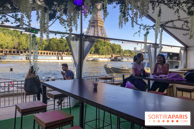 La Guinguette Sohso face à la Tour Eiffel