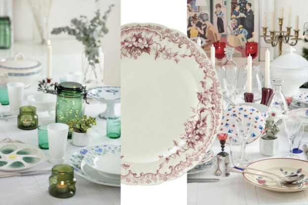 Début de série partenaire des puces de Saint-Ouen : des trésors vintage d'Art de la table en ligne 