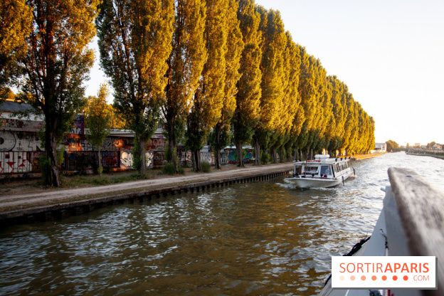 Croisière sur le canal de l'Ourcq