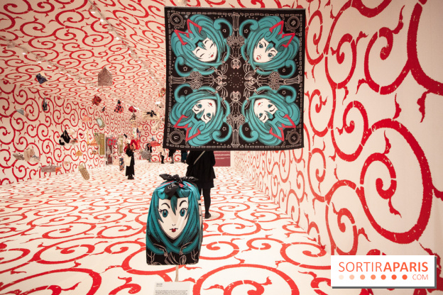 Exposition Furoshiki à l'hôtel de ville