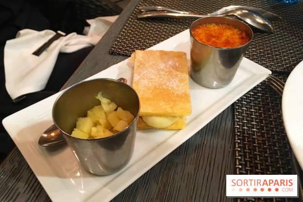 Carte des Frères Pourcel au Bar à Huitres 