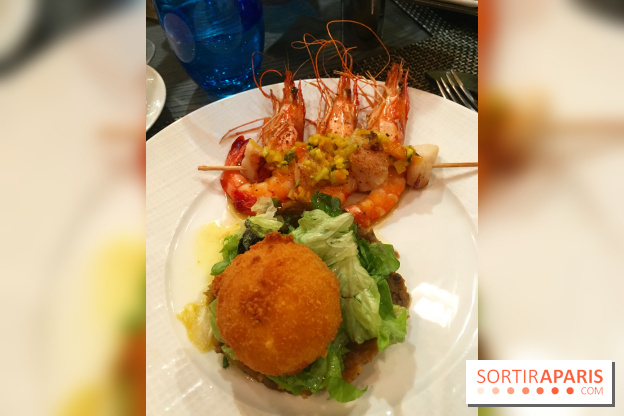 Carte des Frères Pourcel au Bar à Huitres 