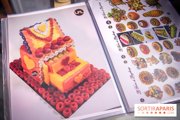 Bûche de Noël 100% fruits de la Ferme de Longchamp