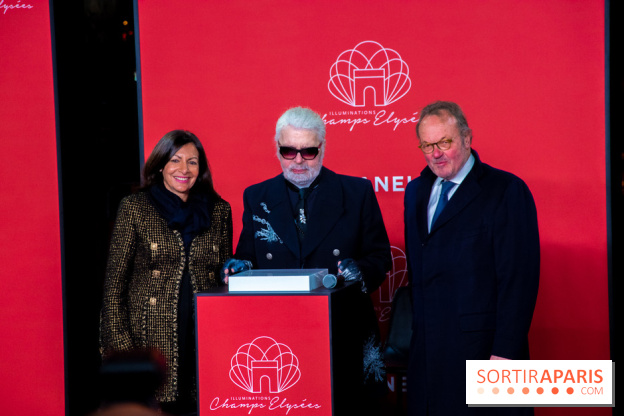 Les Illuminations de Noël des Champs-Elysées 2018 avec Karl Lagerfeld