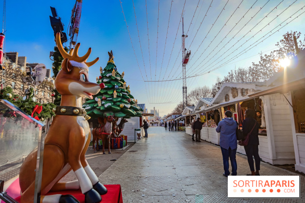 Le Marché de Noël des Tuileries à Paris, allées