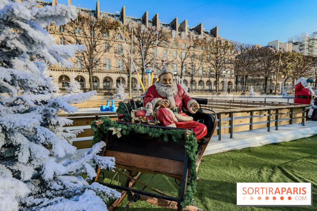 Le Marché de Noël des Tuileries à Paris, patinoire