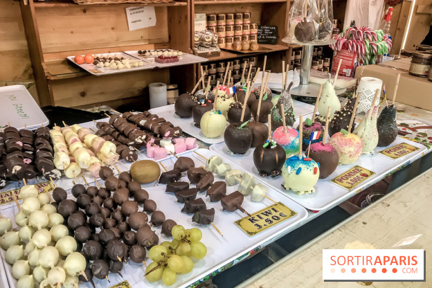 Le Marché de Noël des Tuileries à Paris, gourmandises