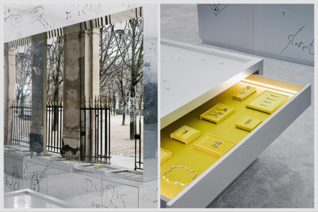 The Fountain : un pop up expérientiel de bijoux caché dans les Jardins du Palais Royal