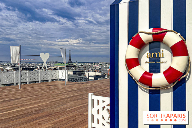 AMI Paris aux Galeries Lafayette Haussmann : pop ups, glacier et crêperie AMI par Julien Sebbag