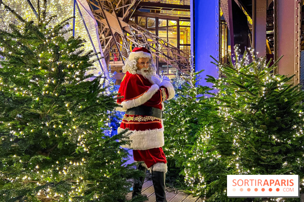 Noël 2024 à la tour Eiffel : terrasse d'hiver, délices de fêtes & Père-Noël au 1er étage du monument