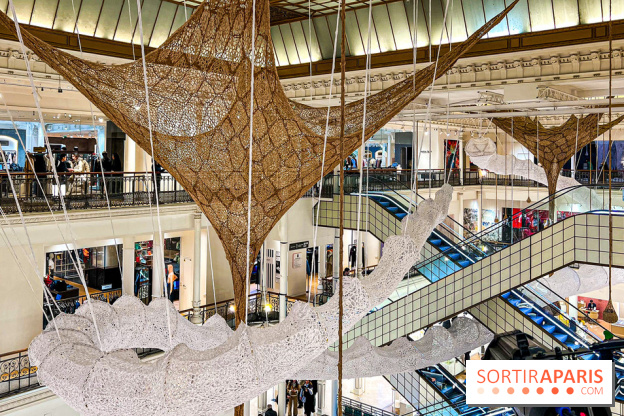 Le La Serpent, l'exposition gratuite, monumentale et immersive d'Ernesto Neto au Bon Marché