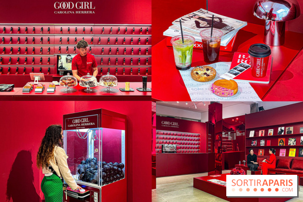 Good Girl Coffee Shop: le café-pop up du nouveau parfum de Carolina Herrera à Paris - nos photos