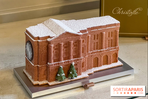 La Bûche de Noël 2025 de l'Hôtel de Crillon par Matthieu Carlin : le palace ... à croquer !