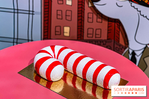Candy Cake, la Bûche de Noël 2025 du Printemps Haussmann par Bryan Esposito, clin d'œil à New-York
