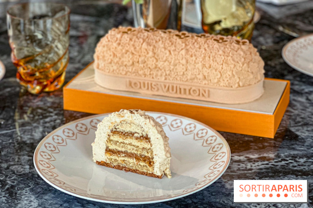 La Bûche de Noël 2024 griffée Louis Vuitton par Maxime Frédéric, chez LV Dream