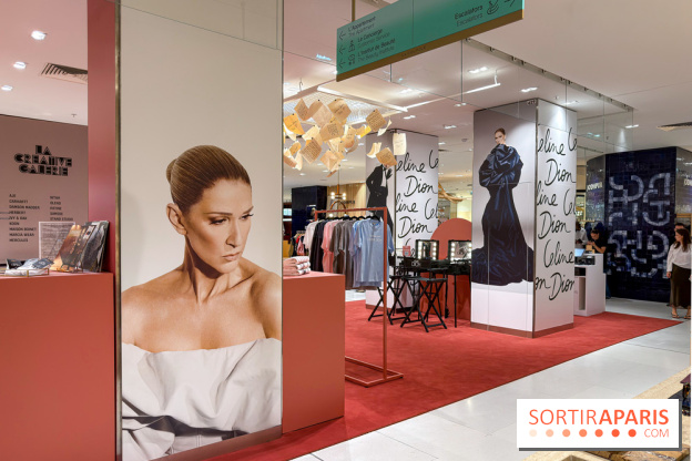 Céline Dion à Paris : T-shirts, vinyles, macarons… un pop-up ouvre à Haussmann - avis et photos