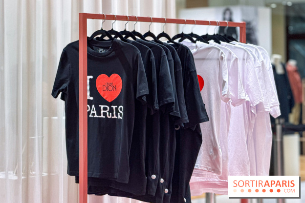 Céline Dion à Paris : T-shirts, vinyles, macarons… un pop-up ouvre à Haussmann - avis et photos