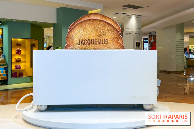 Jacquemus x Galeries Lafayette Haussmann : pop up, installations géantes, café et marché aux fleurs