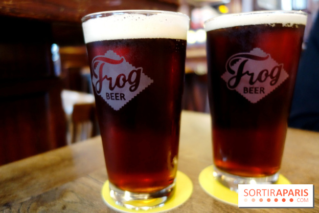 Burger et bière d'hiver chez FrogPubs