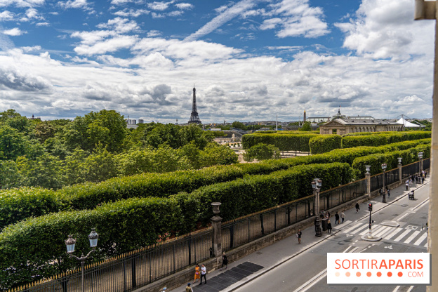 visuel Paris visuel  -  Rue de Rivoli - jardin des Tuileries 
