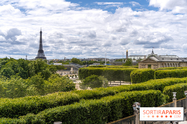 visuel Paris visuel  -  Tuileries - tour eiffel